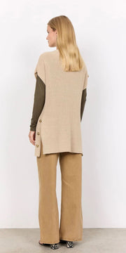 Julia Long Sleeveless Gilet