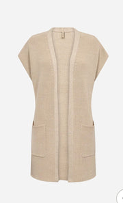 Julia Long Sleeveless Gilet