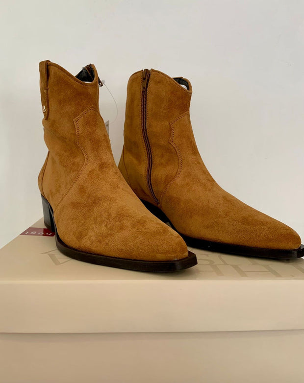 Camel Suede Boots