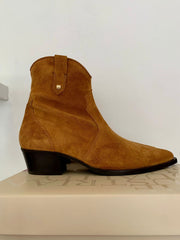 Camel Suede Boots