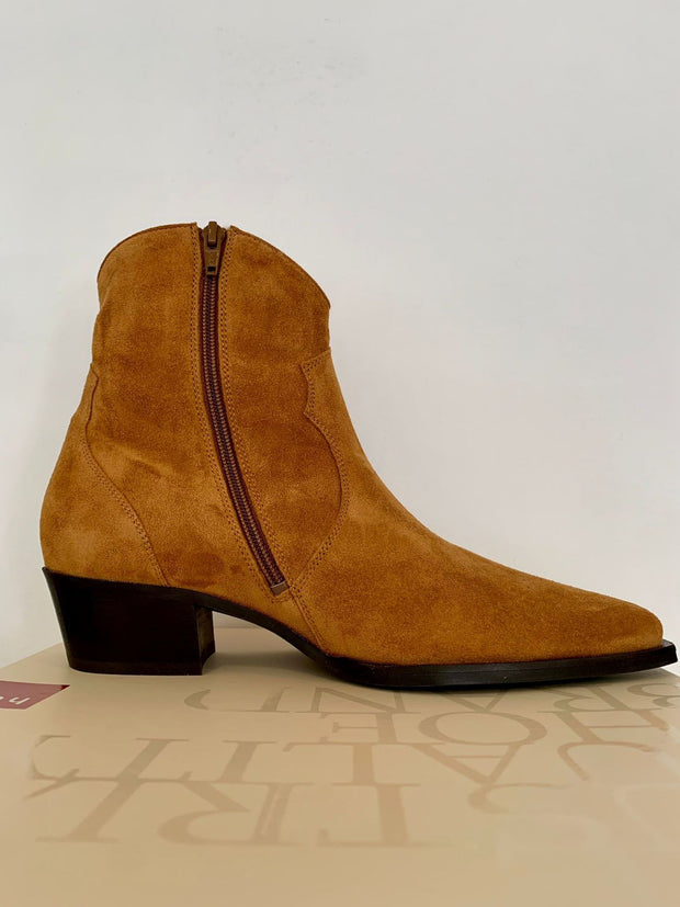 Camel Suede Boots