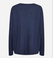 Biara Dark Blue Sweater