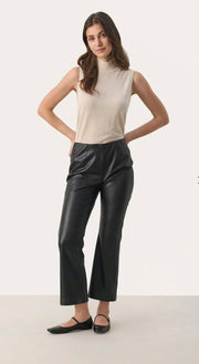 Lorenza Faux Leather Trousers