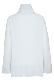 Leah Roll Neck Sweater - Pale Blue