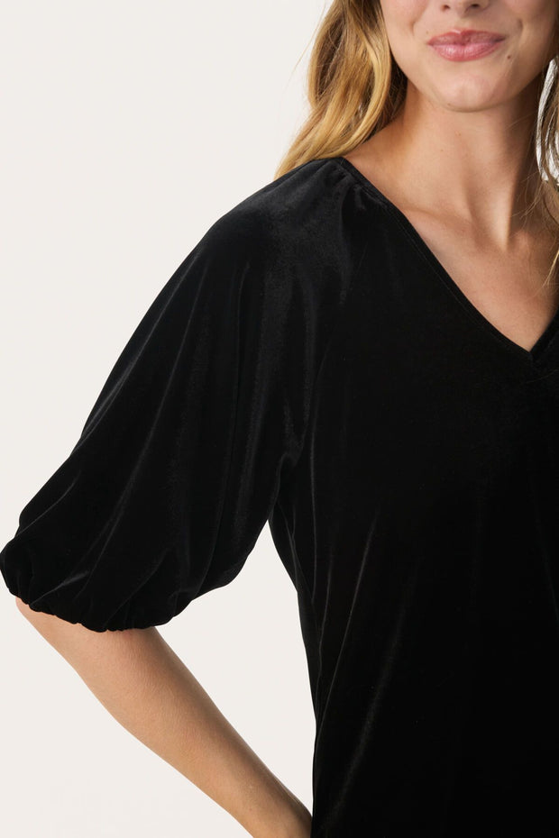 Metty Velvet Top