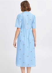 Olivia Dress in Dusk Blue